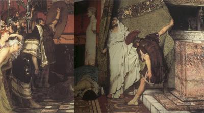 Alma-Tadema, Sir Lawrence A Roman Emperor AD 41 (mk23) oil painting picture